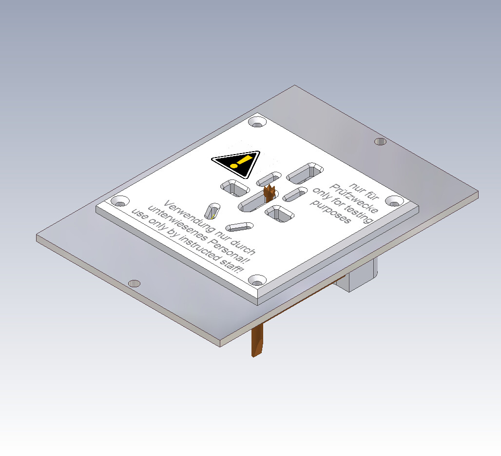 ​1 pair replacement contact Norm GB for universal test socket