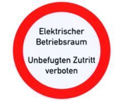 Verbotsschild