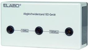 Abgleichwiderstand 10/100MOhm für Isolationsmessgeräte Abgleichwiderstand 10/100MOhm für Isolationsmessgeräte