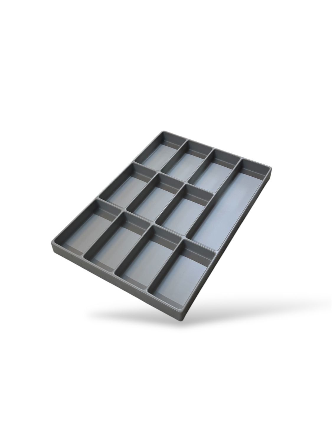 ELABO-Moulded polystyrene insert with 11 compartments for components, small parts etc.