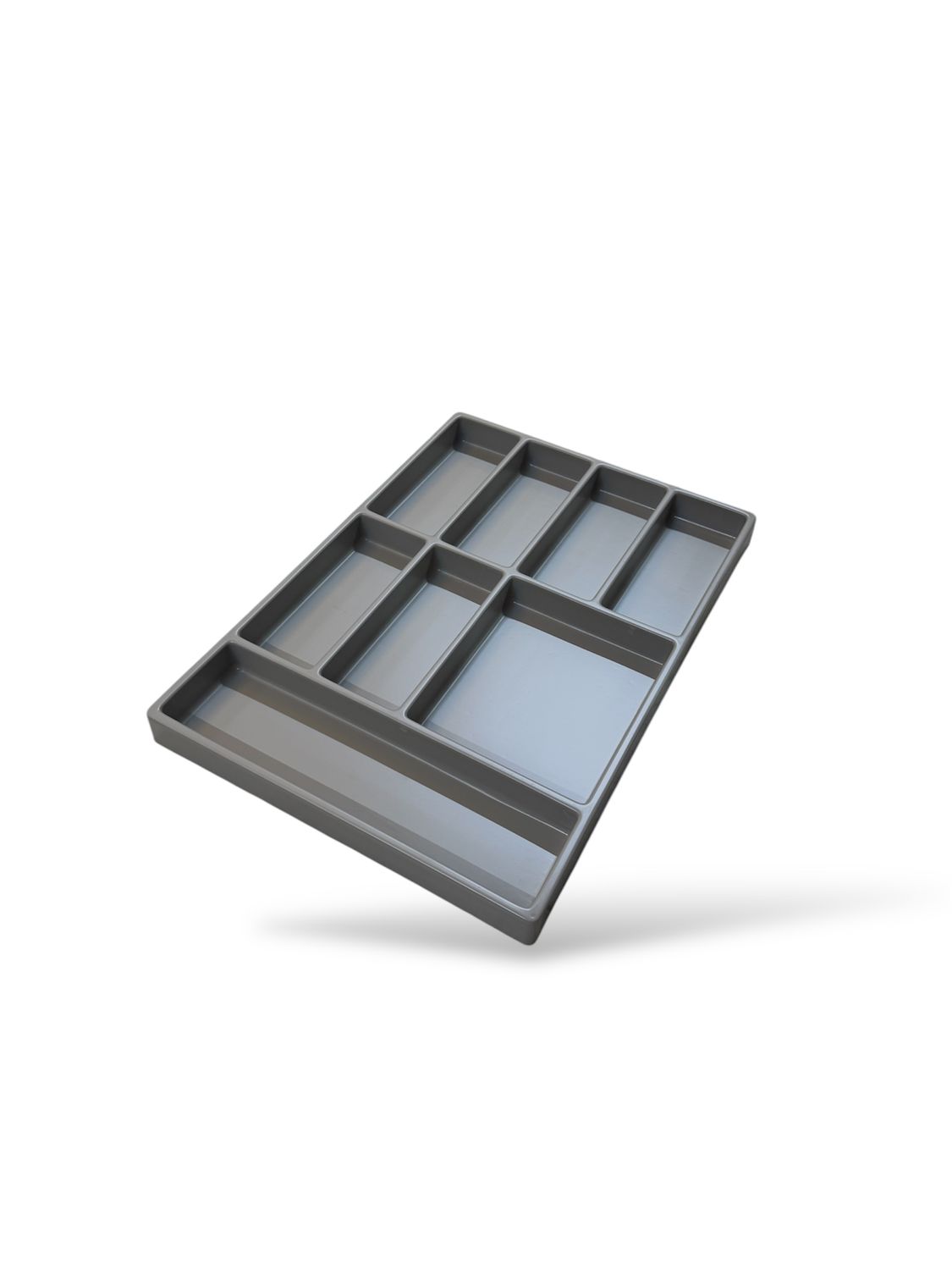ELABO-Moulded polystyrene insert with eight compartments.