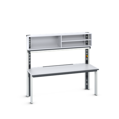 Arbeitsplatz primus two mit Regalaufbau (konfigurierbar)