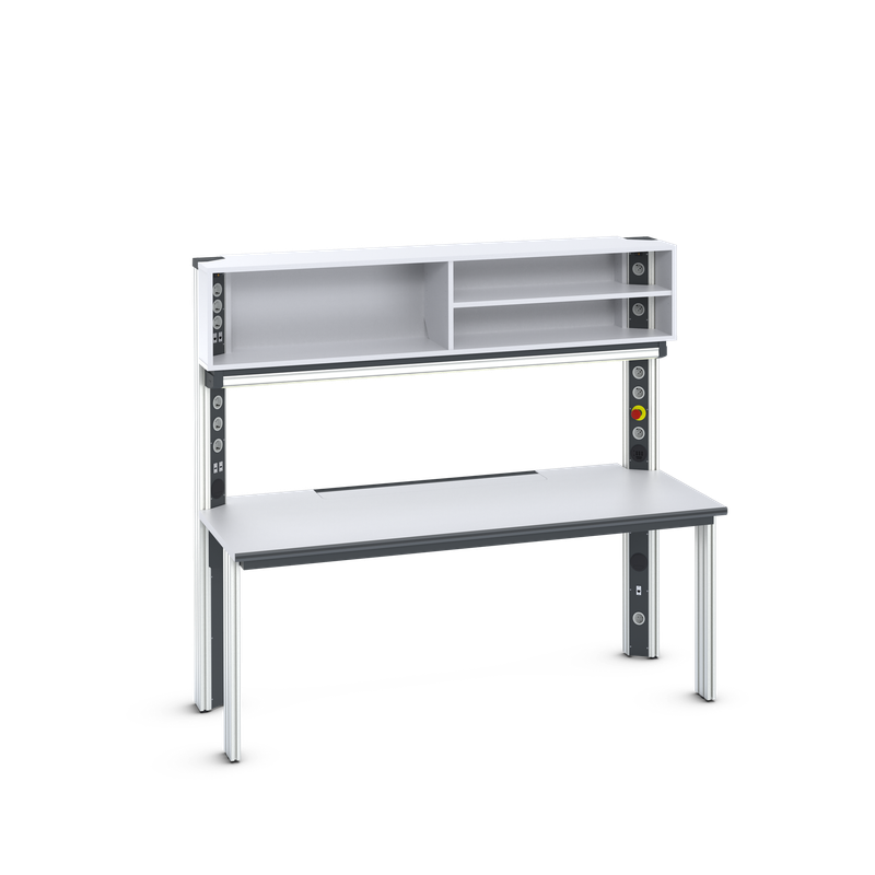 Arbeitsplatz primus two mit Regalaufbau (konfigurierbar)