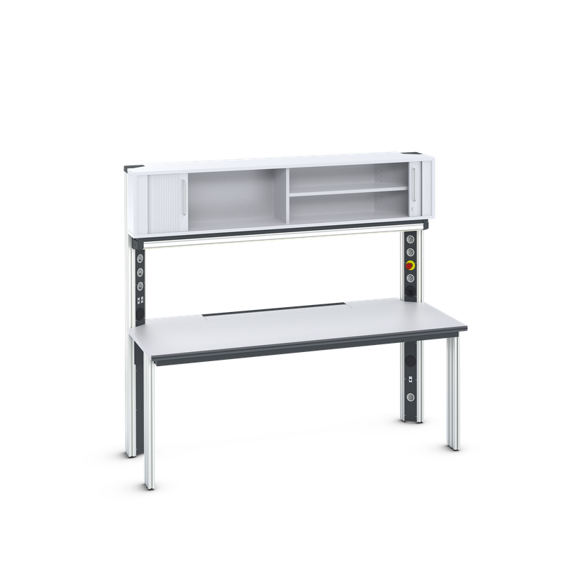 Arbeitsplatz primus two mit Rolladenaufbau (konfigurierbar)