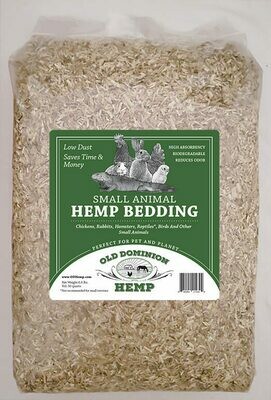 Small 6.6# Hemp Bedding for Chickens, Rabbits, small animals, reptiles