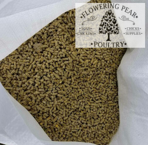 Original SPECIAL BLEND Flowering Pear Poultry recipe WINTER blend LAYER Feed 19% protein Pellets.