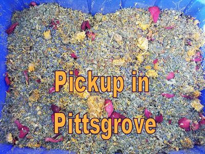 Original Coop Enhancer and Pest Deterrent.  A mixture of 20+ Herbs.  Picking up at Farm or Shop in Pittsgrove.