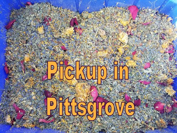 Original Coop Enhancer and Pest Deterrent.  A mixture of 20+ Herbs.  Picking up at Farm or Shop in Pittsgrove.