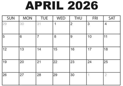 April 2026