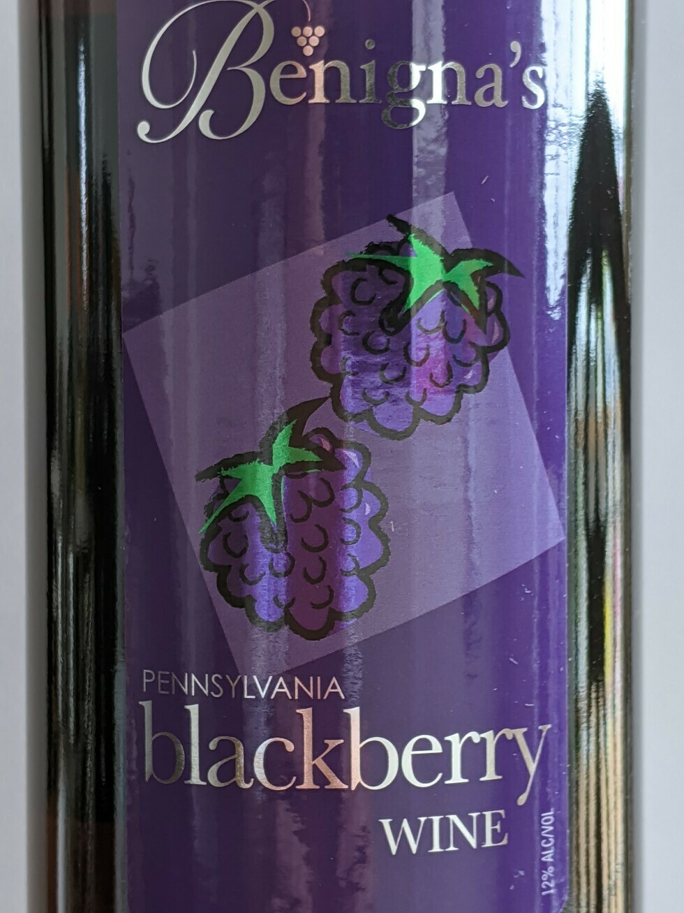 Benigna's Creek Blackberry Wine
