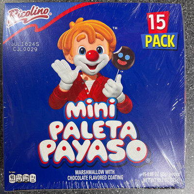Mini Paleta Payaso 15packs