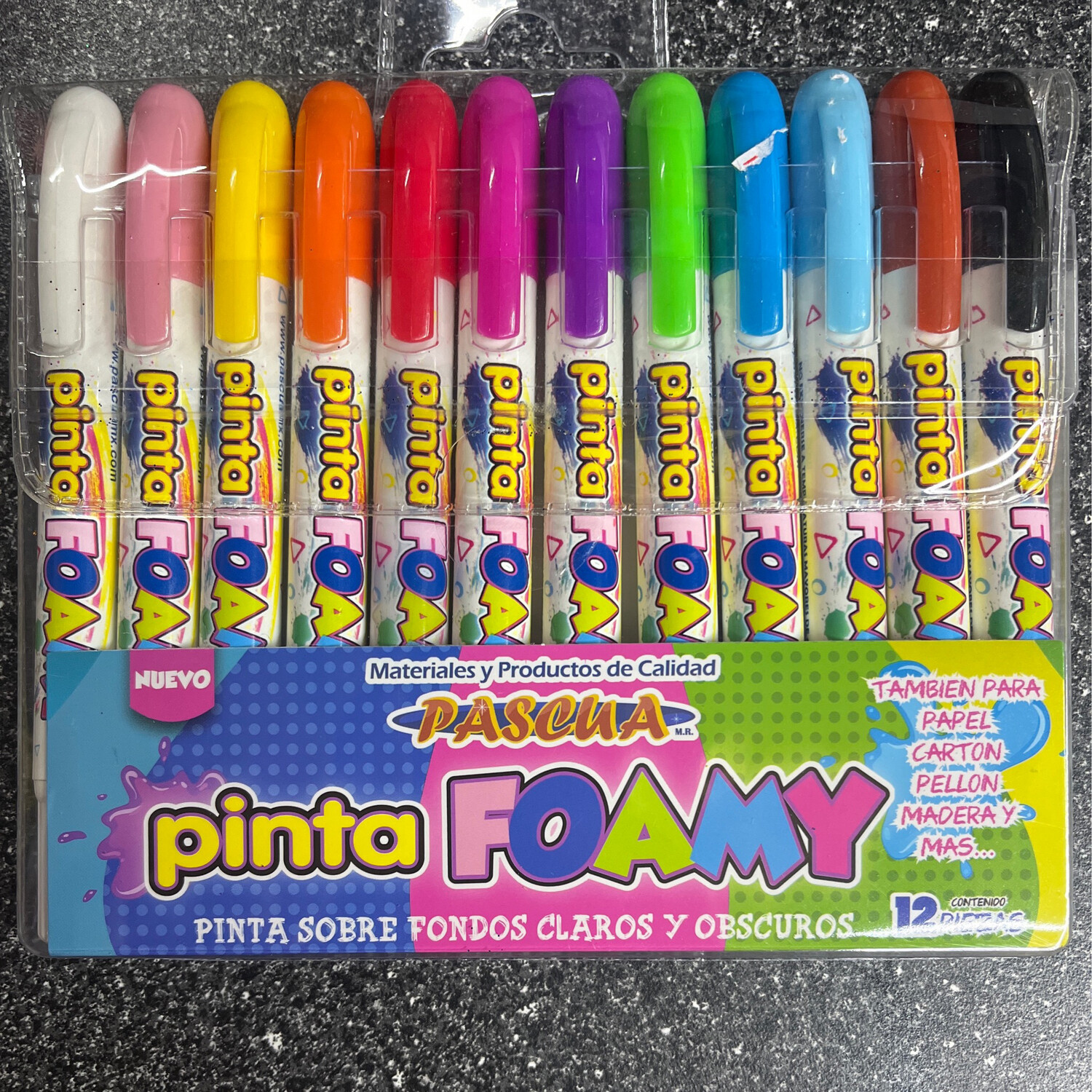 Pinta Foamy (Crayons) 12pcs