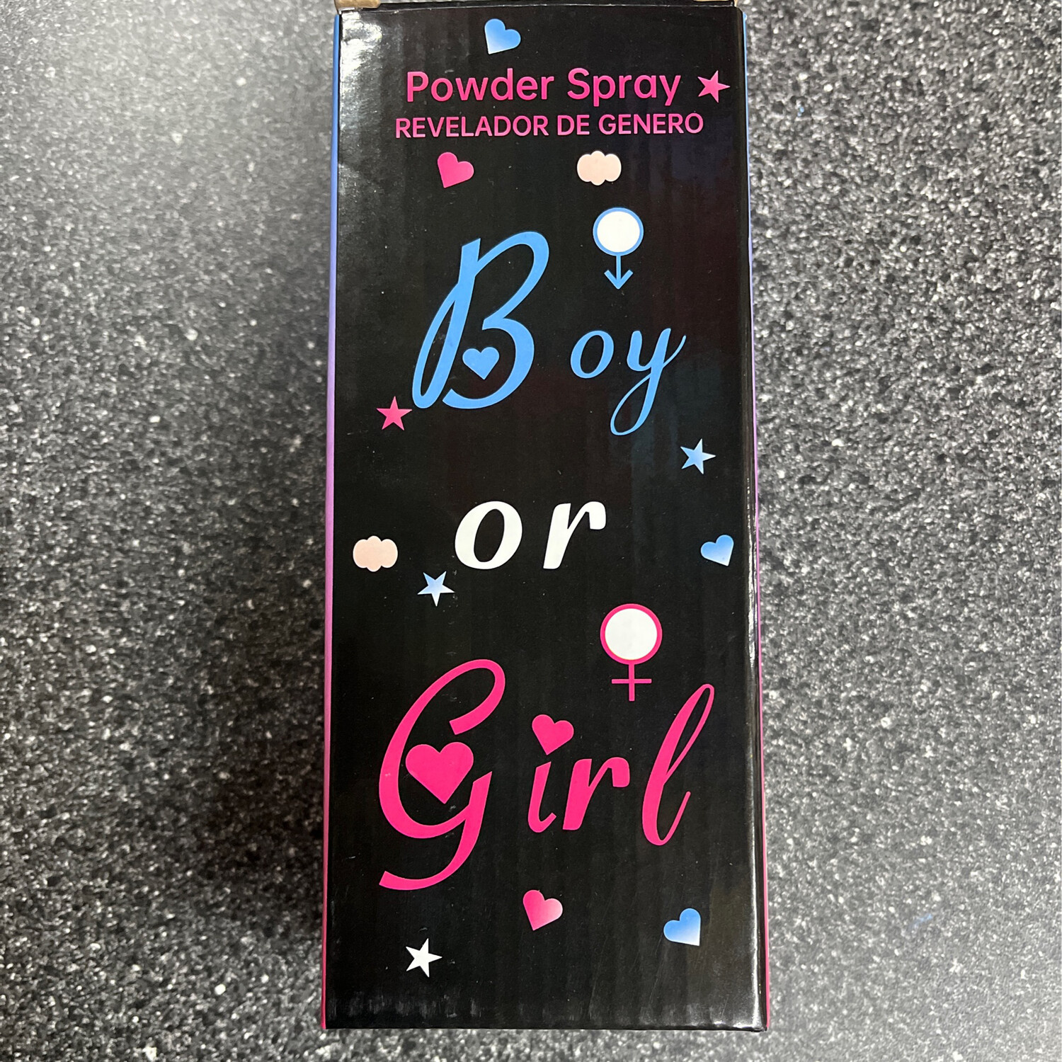 Gender Revel Spray Blue 