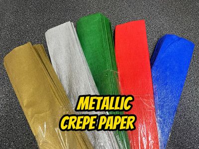 Papel Crepe Metálico / Metallic Crepe Paper  ( Pascua )