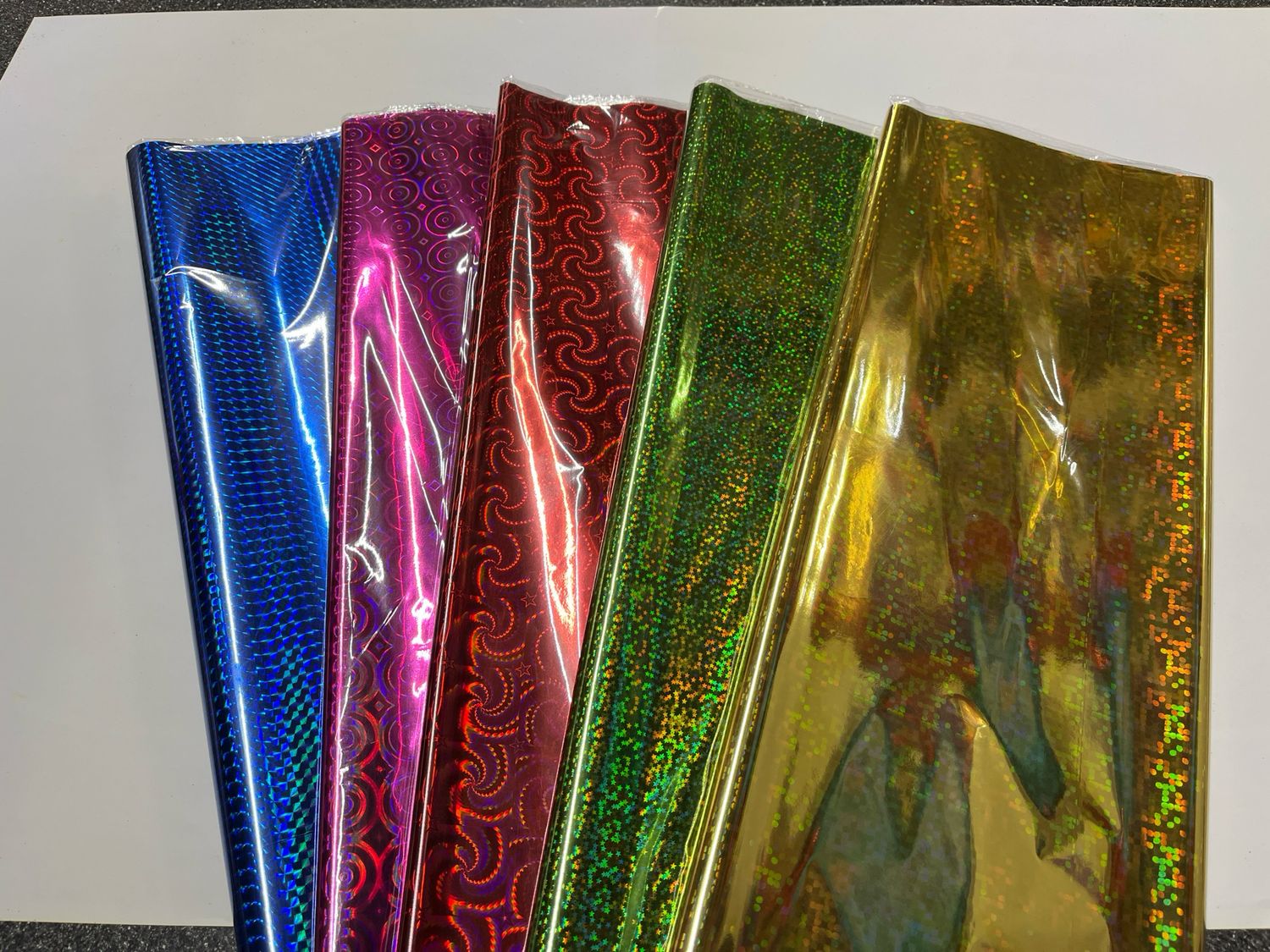 Papel Metalizado/ Holográfico (aluminio) 100pcs