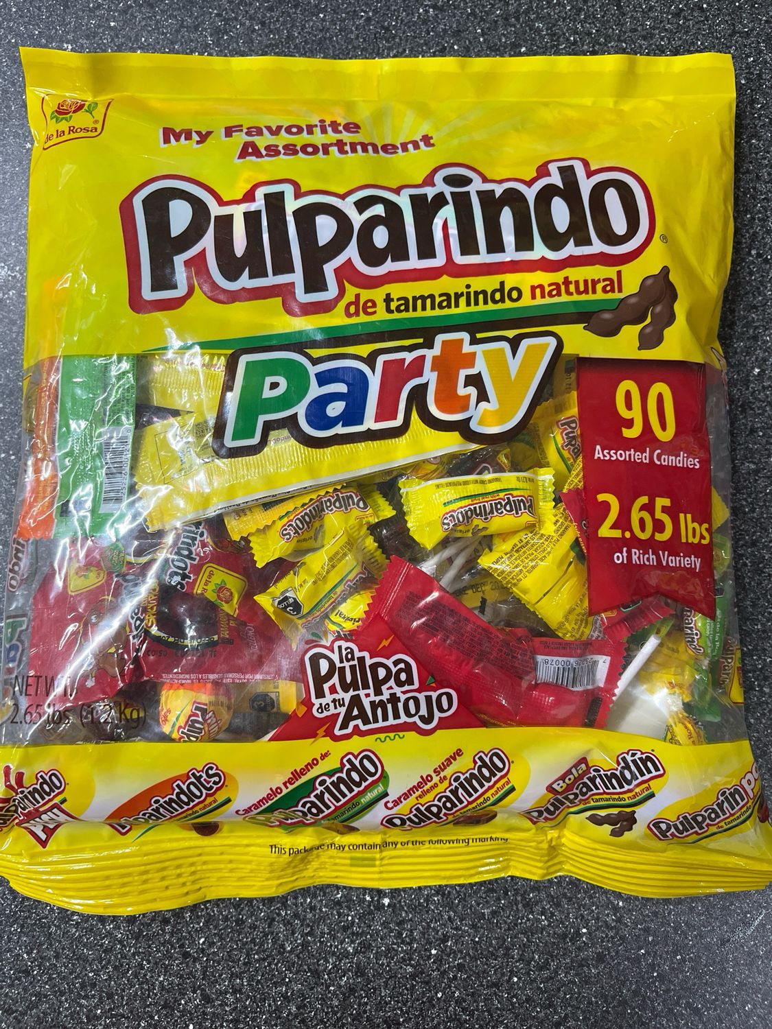 Pulparindo Party 2.65 Lbs 90 Candies