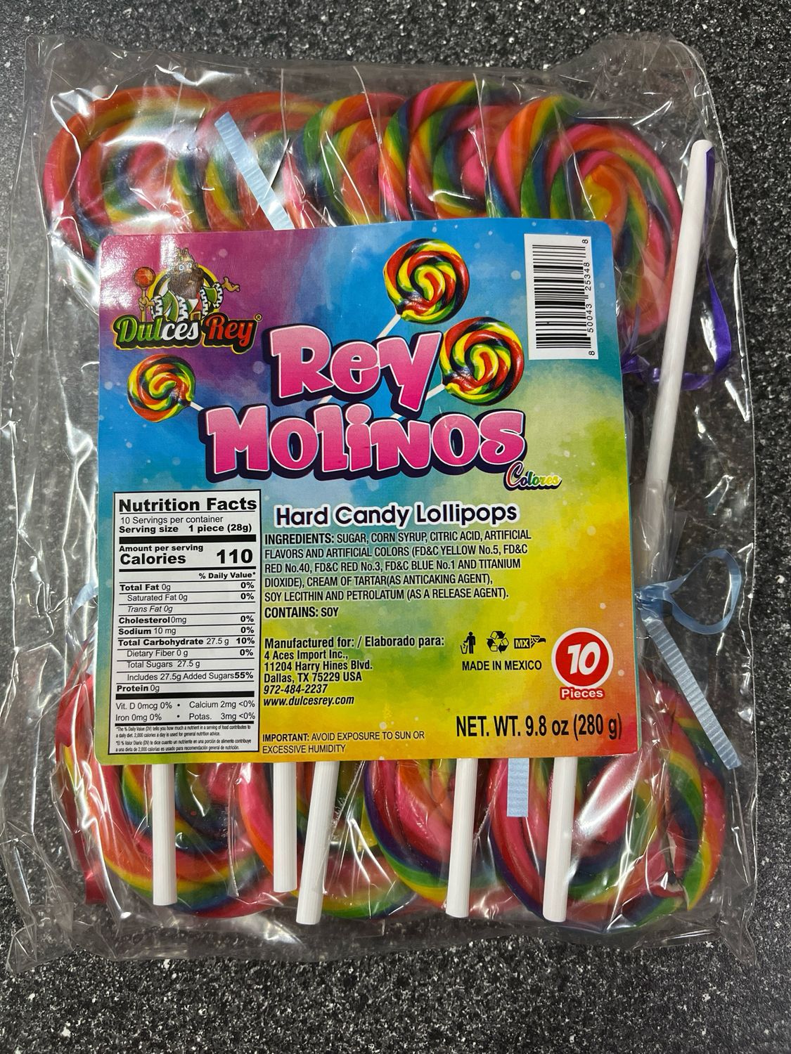 Rey Molinos 10 Paletas
