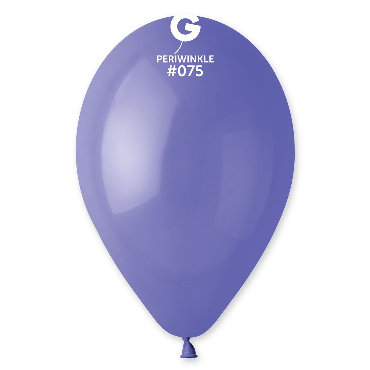#075 Periwinkle 117509 Standard Color 12 in 50pcs Gemar Balloons