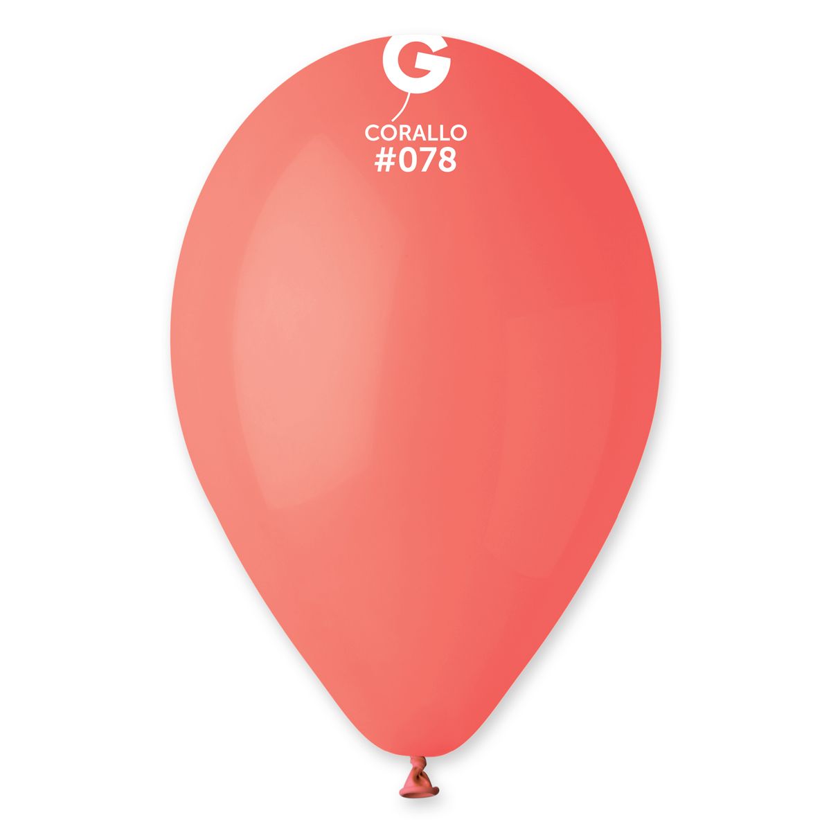 #078 Corallo 117806 Standard Color 12 in 50pcs Gemar Balloons
