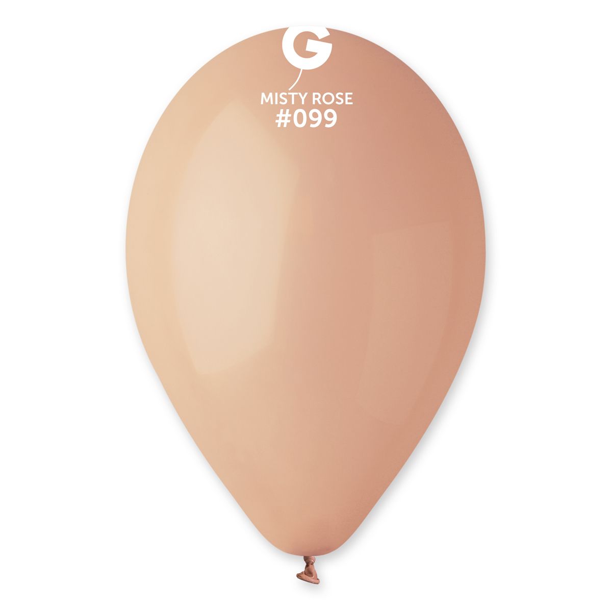#099 Misty Rose 119909 Standard Color 12 in 50pcs Gemar Balloons