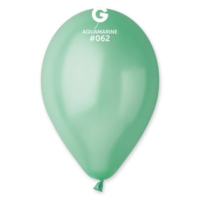 #062 Metal Acquamarine 116205 Metallic Color 12 in 50pcs Gemar Balloons