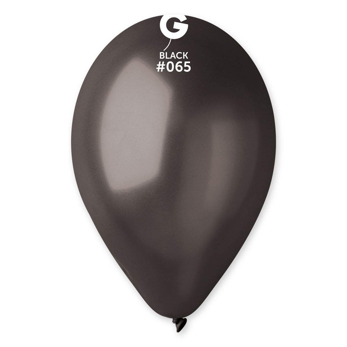 #065 Metal Black 116502 Metallic Color 12 in 50pcs Gemar Balloons