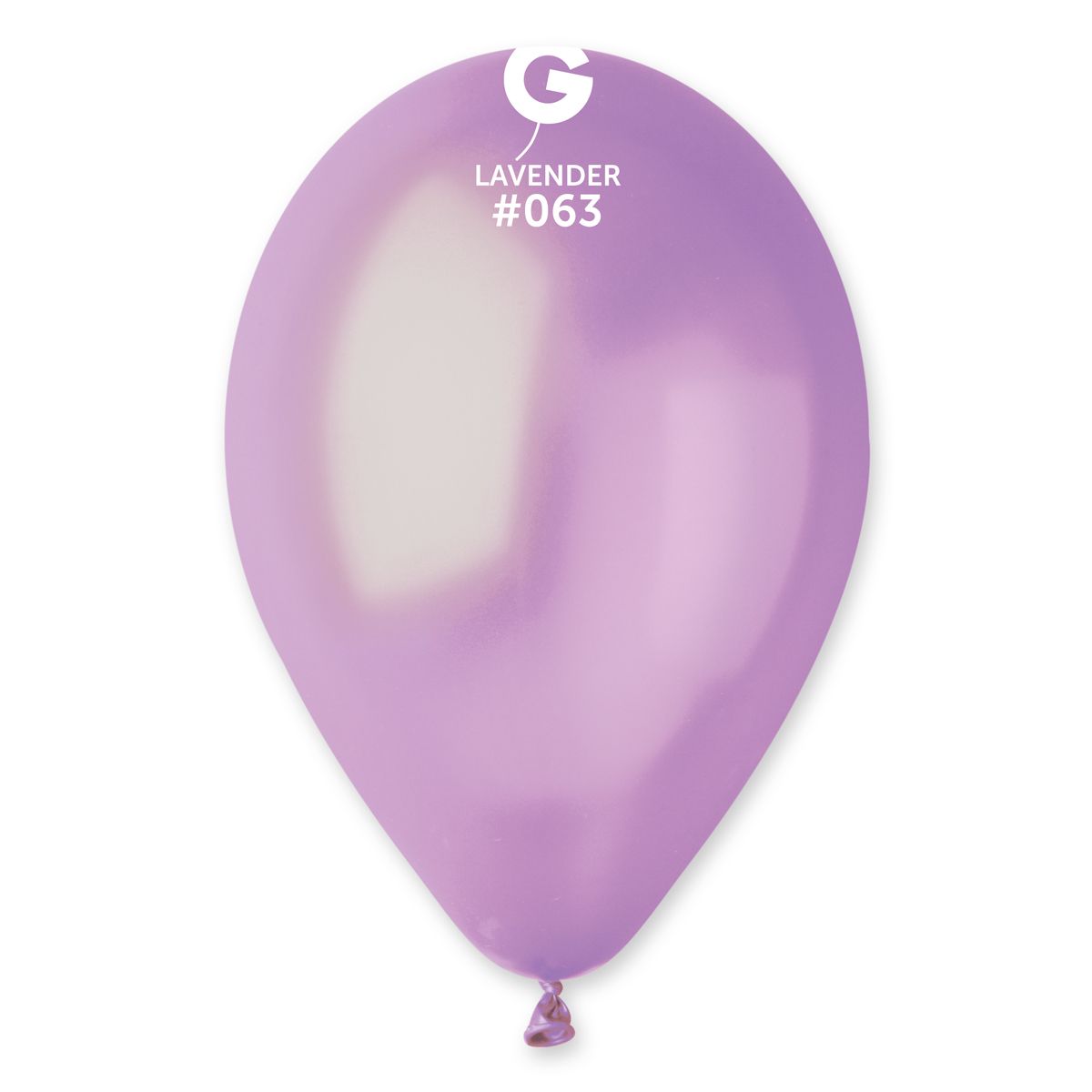 #063 Metal Lavender 116304 Metallic Color 12 in 50pcs Gemar Balloons