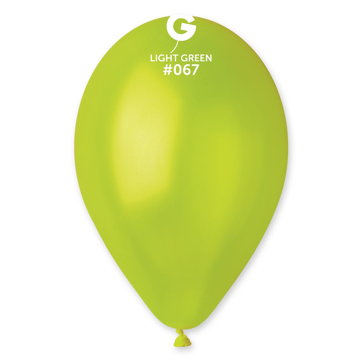 #067 Metal Light Green 116700 Metallic Color 12 in 50pcs Gemar Balloons