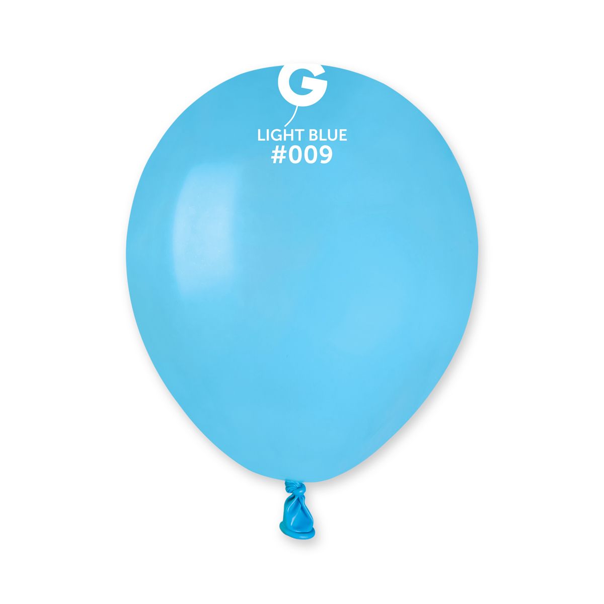 #009 Light Blue 050912 Standard Color 5 in 100pcs Gemar Balloons