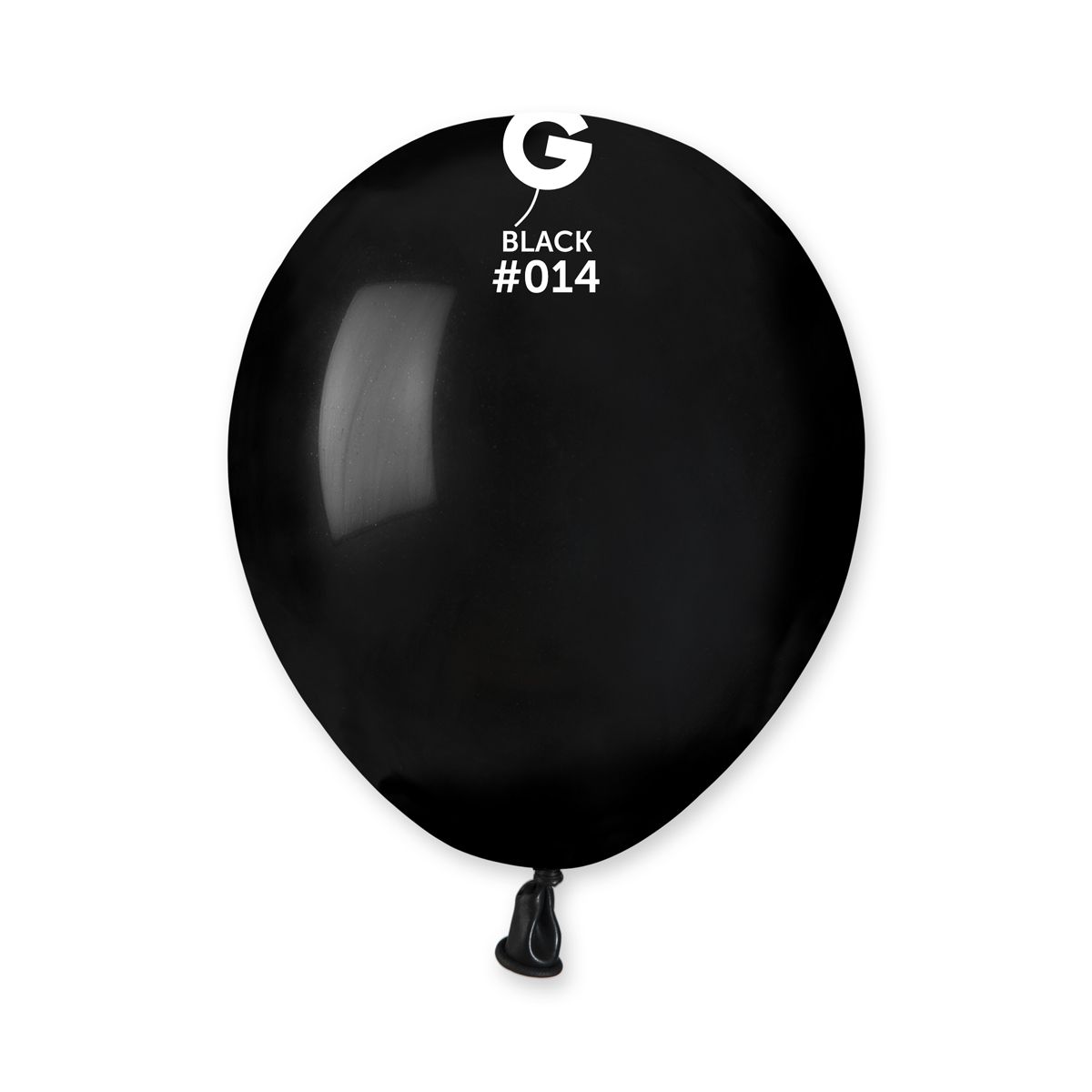 #014 Black 051414 Standard Color 5 in 100pcs Gemar Balloons