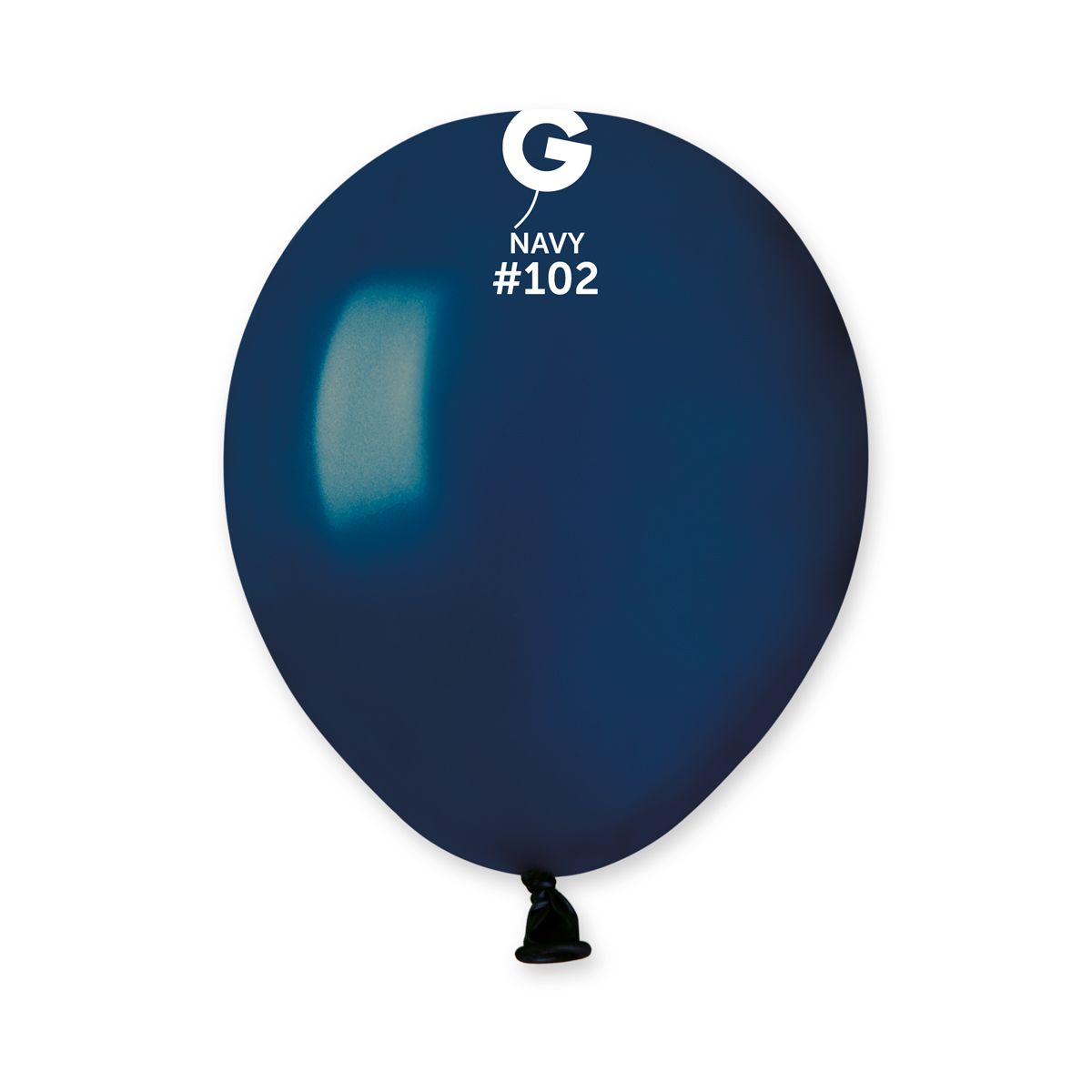 #102 Navy 1020511 Standard Color 5 in 100pcs Gemar Balloons