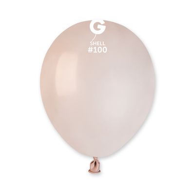 #100 Shell 1000513 Standard Color 5 in 100pcs Gemar Balloons