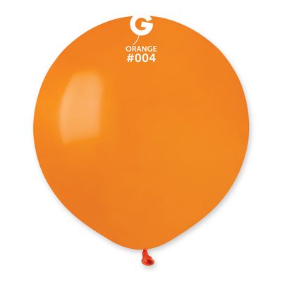 #004 Orange 200454 Standard Color 19 in 25pcs Gemar Balloons