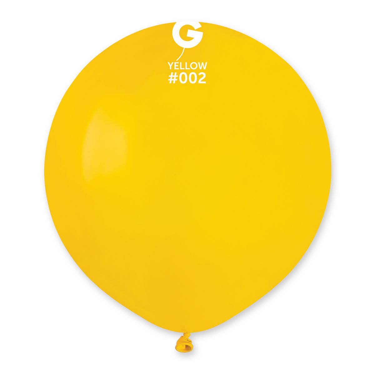 #002 Yellow 200256 Standard Color 19 in 25pcs Gemar Balloons