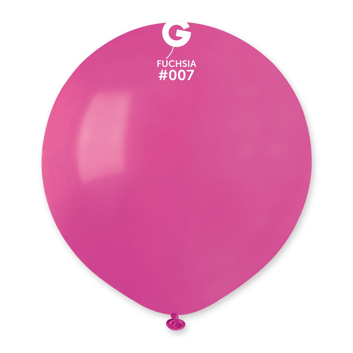#007 Fuchsia 200751 Standard Color 19 in 25pcs Gemar Balloons