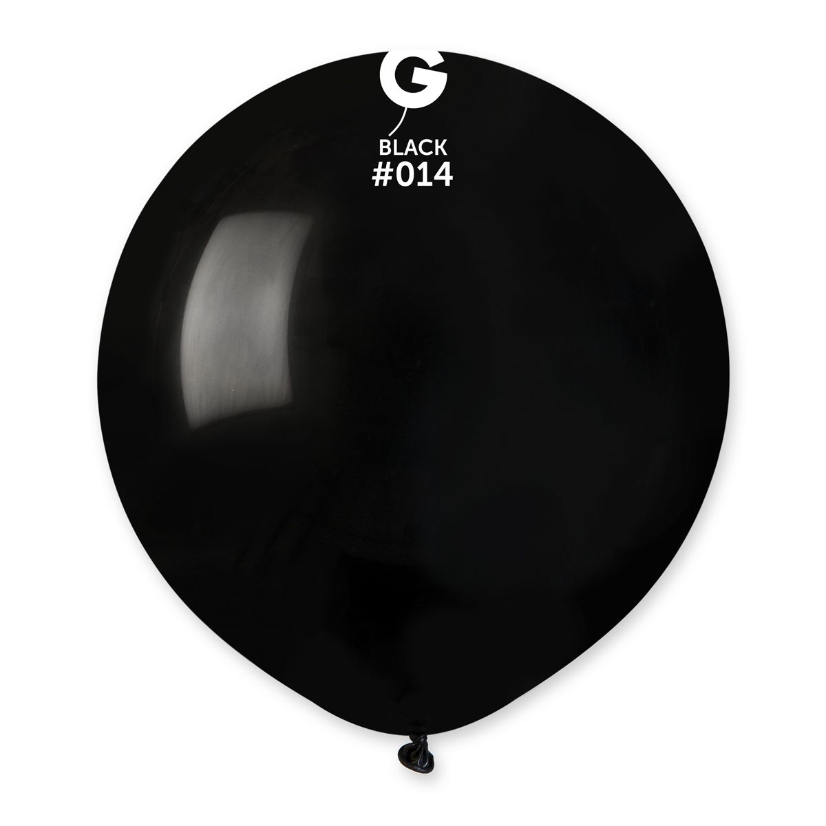 #014 Black 201451 Standard Color 19 in 25pcs Gemar Balloons