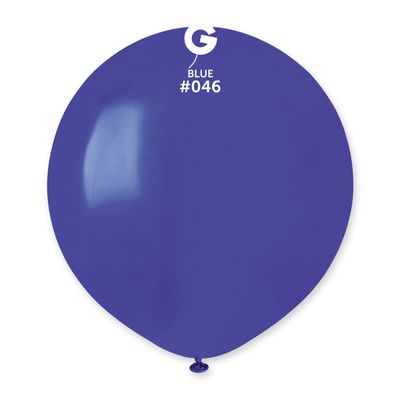 #046 Blue 204650 Standard Color 19 in 25pcs Gemar Balloons