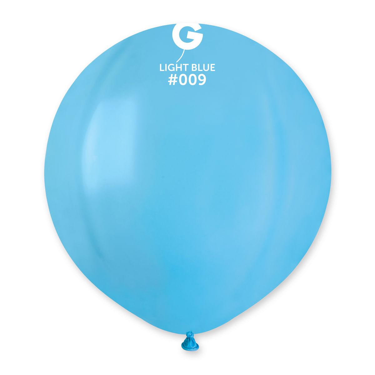 #009 Light Blue 150957 Standard Color 19 in 25pcs Gemar Balloons