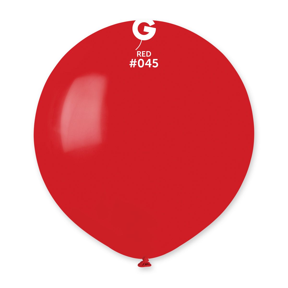 #045 Red 204551 Standard Color 19 in 25pcs Gemar Balloons