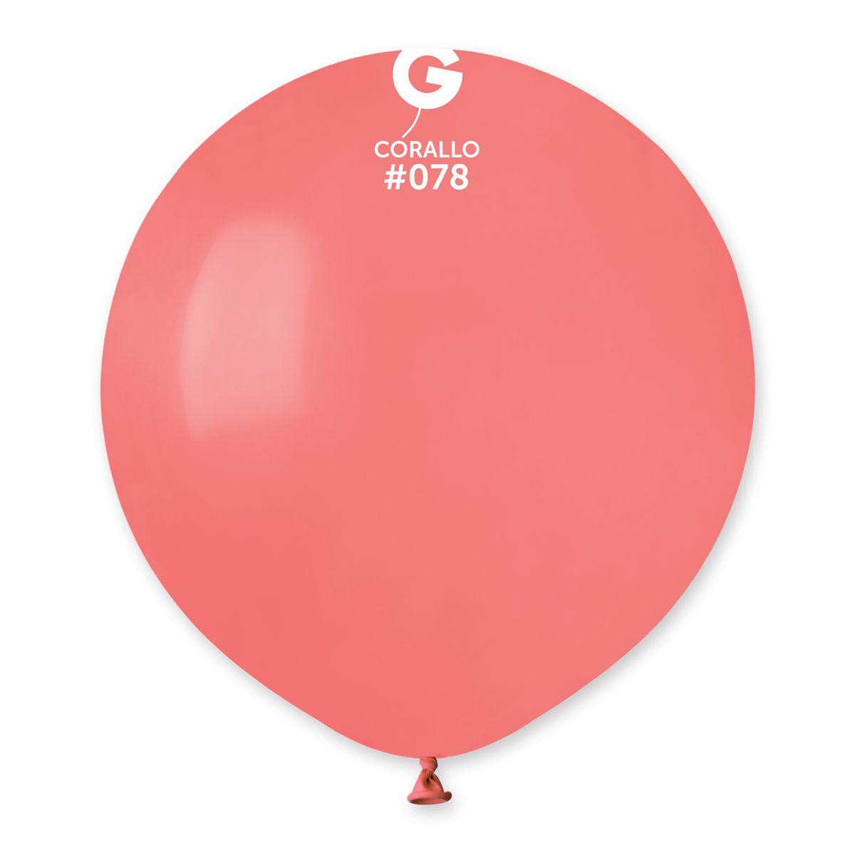 #078 Corallo 157857 Standard Color 19 in 25pcs Gemar Balloons
