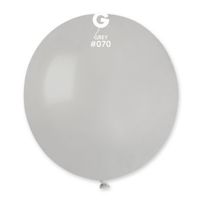 #070 Grey 207057 Standard Color 19 in 25pcs Gemar Balloons
