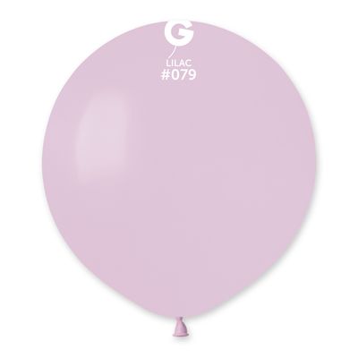 #079 Lilac 157956 Standard Color 19 in 25pcs Gemar Balloons