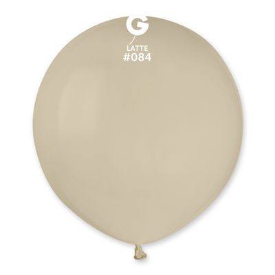 #084 Latte 208451 Standard Color 19 in 25pcs Gemar Balloons
