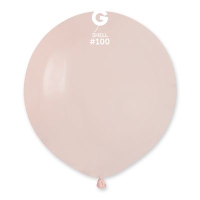 #100 Shell 1002050 Standard Color 19 in 25pcs Gemar Balloons