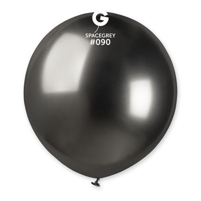 #090 SpaceGrey 159059 - 19 in 25 pcs Gemar Balloons 
