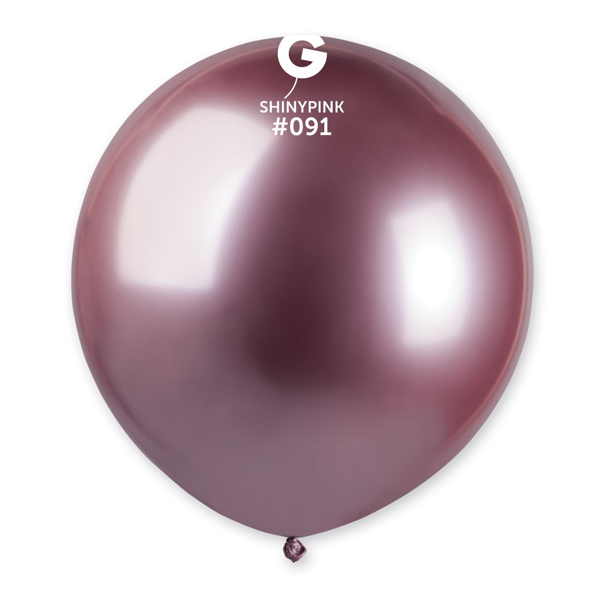 #091 Shiny Pink 159158 - 19 in 25pcs Gemar Balloons