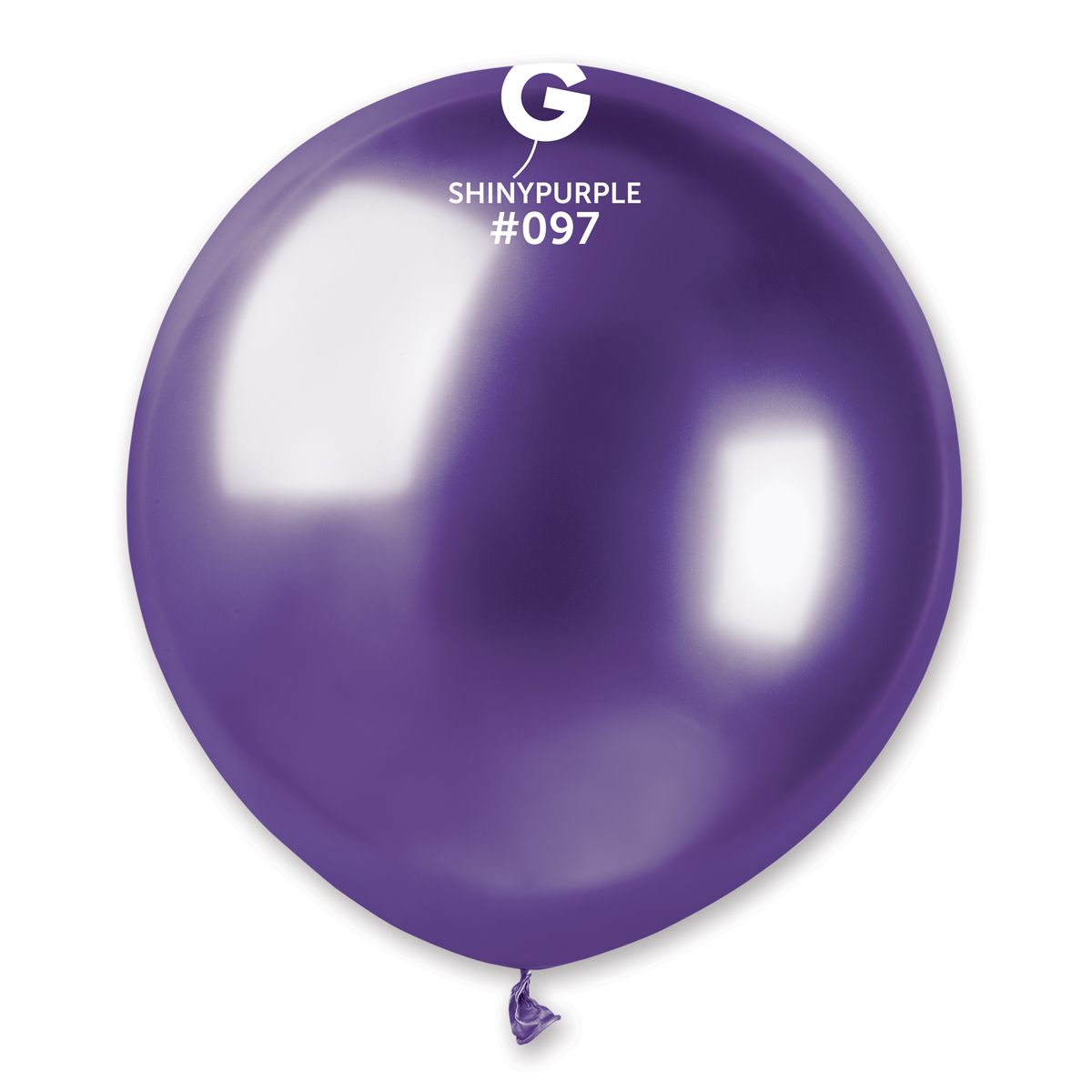 #097 Shiny Purple 159752 - 19 in 25pcs Gemar Balloons
