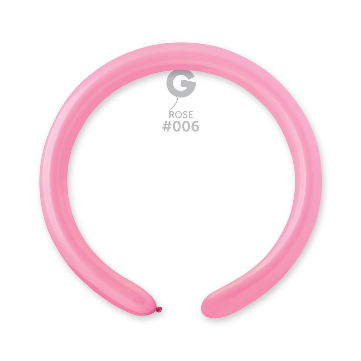 #006 Rose 550603 Standard Color 2/60 in 50pcs Gemar Balloons