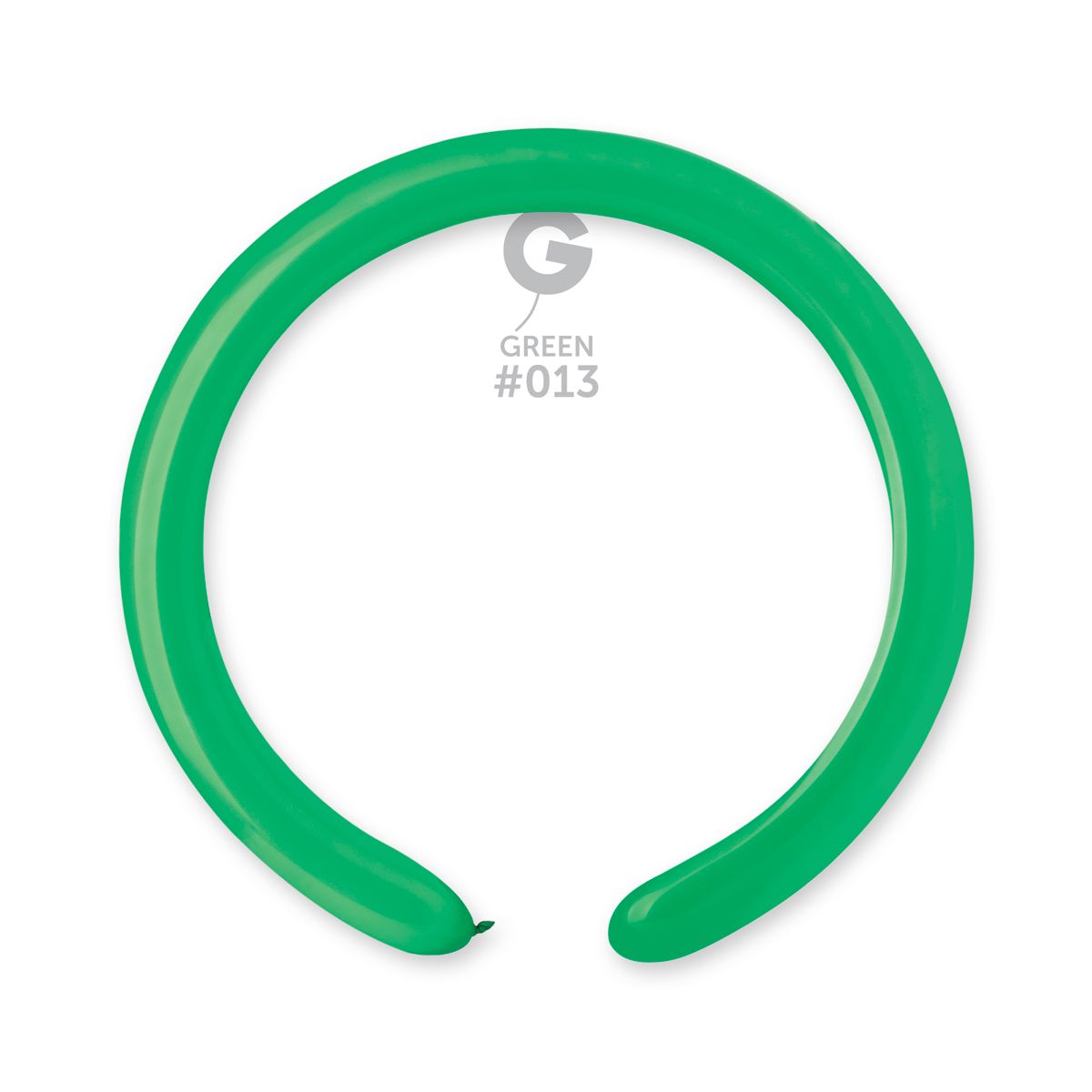 #013 Green 551303 Standard Color 2/60 in 50pcs Gemar Balloons
