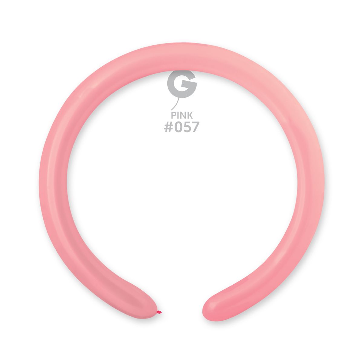 #057 Pink 555707 Standard Color 2/60 in 50pcs Gemar Balloons